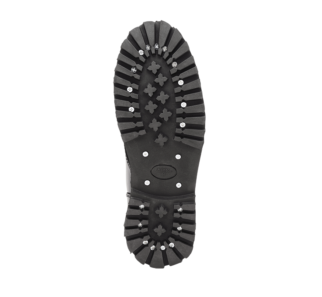 Bottes Brandit Phantom 14 œillets cuir tige montante coque d'acier semelle vissée