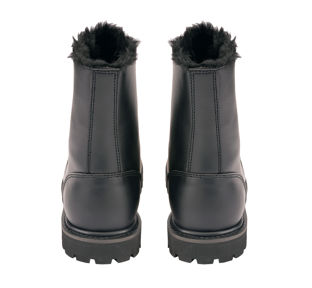 Bottes Brandit Phantom Fur Liner 10 œillets cuir doublure polyester coque d'acier