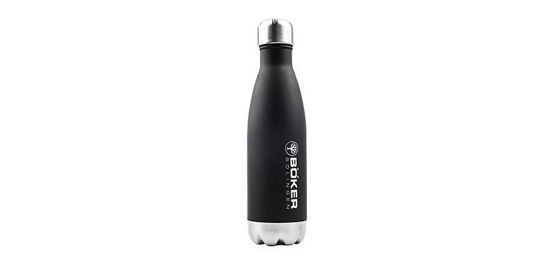 Bouteille isotherme Boker 500 ml en acier inoxydable à double paroi sous vide