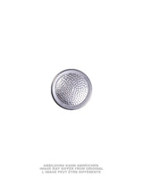 Bouton d'uniforme est-allemand en aluminium, 20 mm, fonds de dépôt, lot de 10