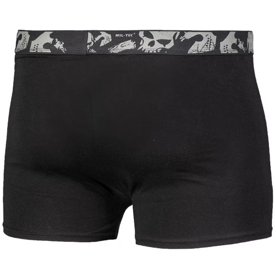 Boxer Mil-Tec Skull en coton stretch (lot de 2)