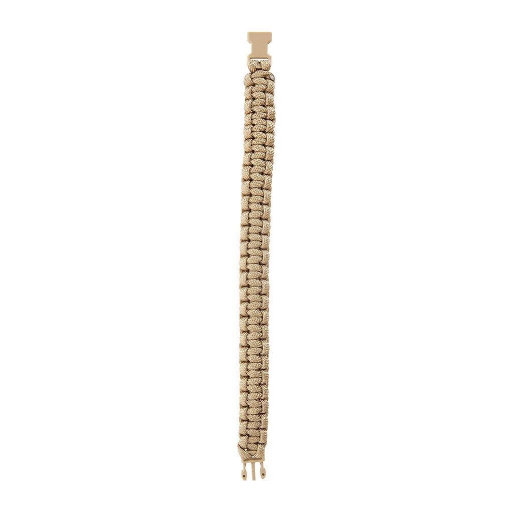 Bracelet en paracorde nylon tressée Ares 15 mm de large pour bivouac et arrimage