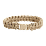 Bracelet en paracorde nylon tressée Ares 15 mm de large pour bivouac et arrimage