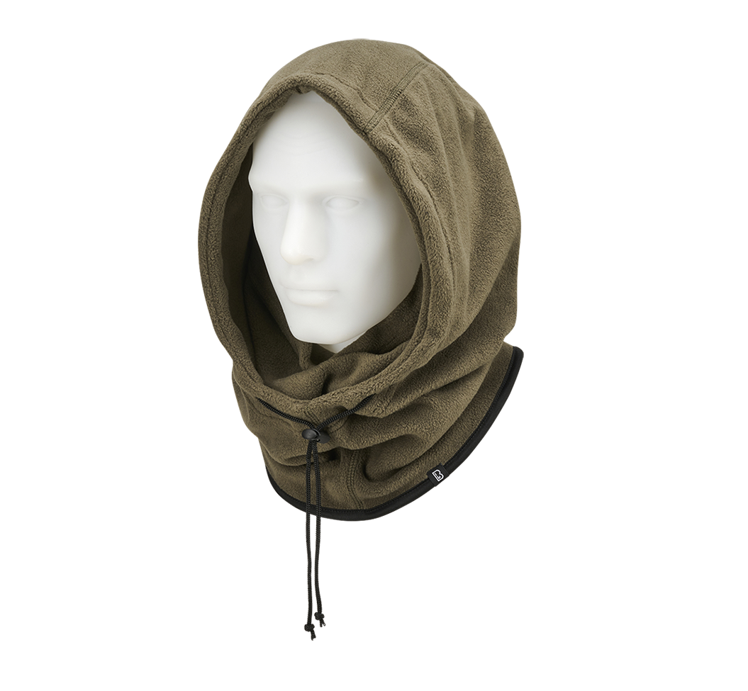 Cagoule polaire Brandit Arctic à capuche cordon de serrage 61 x 30 cm couvre-nuque