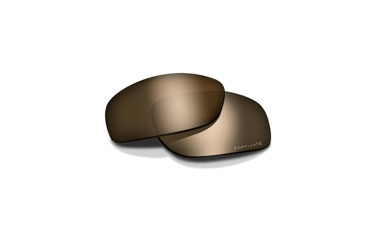 Verre de rechange Wiley X WX Bravo Captivate miroité ou polarisé, monture EN 166 S