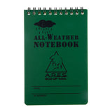 Carnet étanche Ares grand modèle pour la prise de notes sous la pluie au crayon