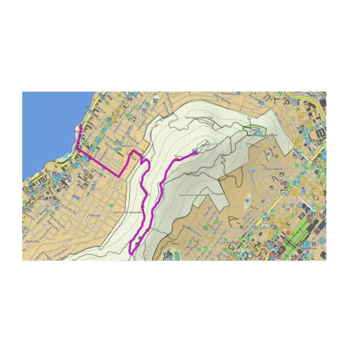 Carte topographique Garmin TopoActive Afrique pour GPS
