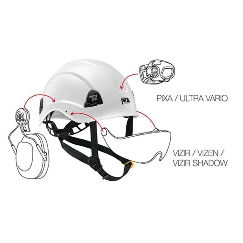 Casque de protection Petzl Vertex 490 g, EN 397 et EN 12492, isolant EN 50365