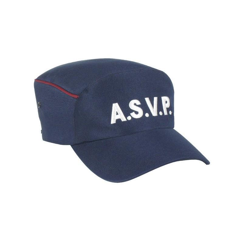 Casquette ASVP Soutache Bordeaux