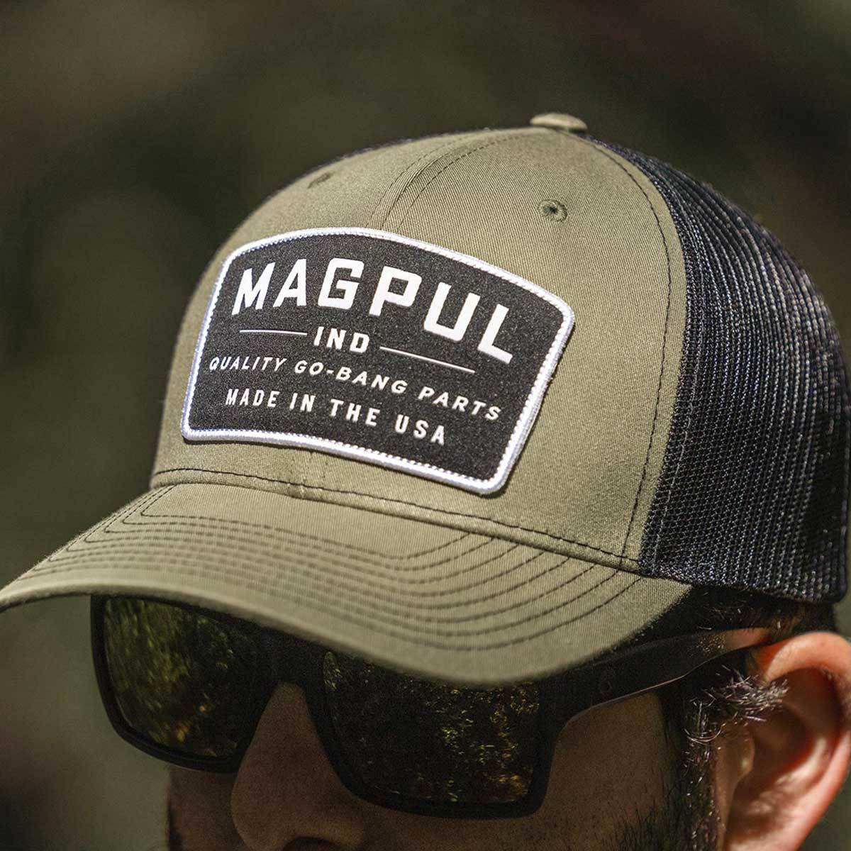 Casquette Go Bang Trucker Magpul six panneaux coton polyester dos en filet