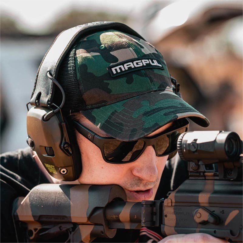 Casquette Wordmark Garment Washed Magpul couronne basse sans bouton supérieur