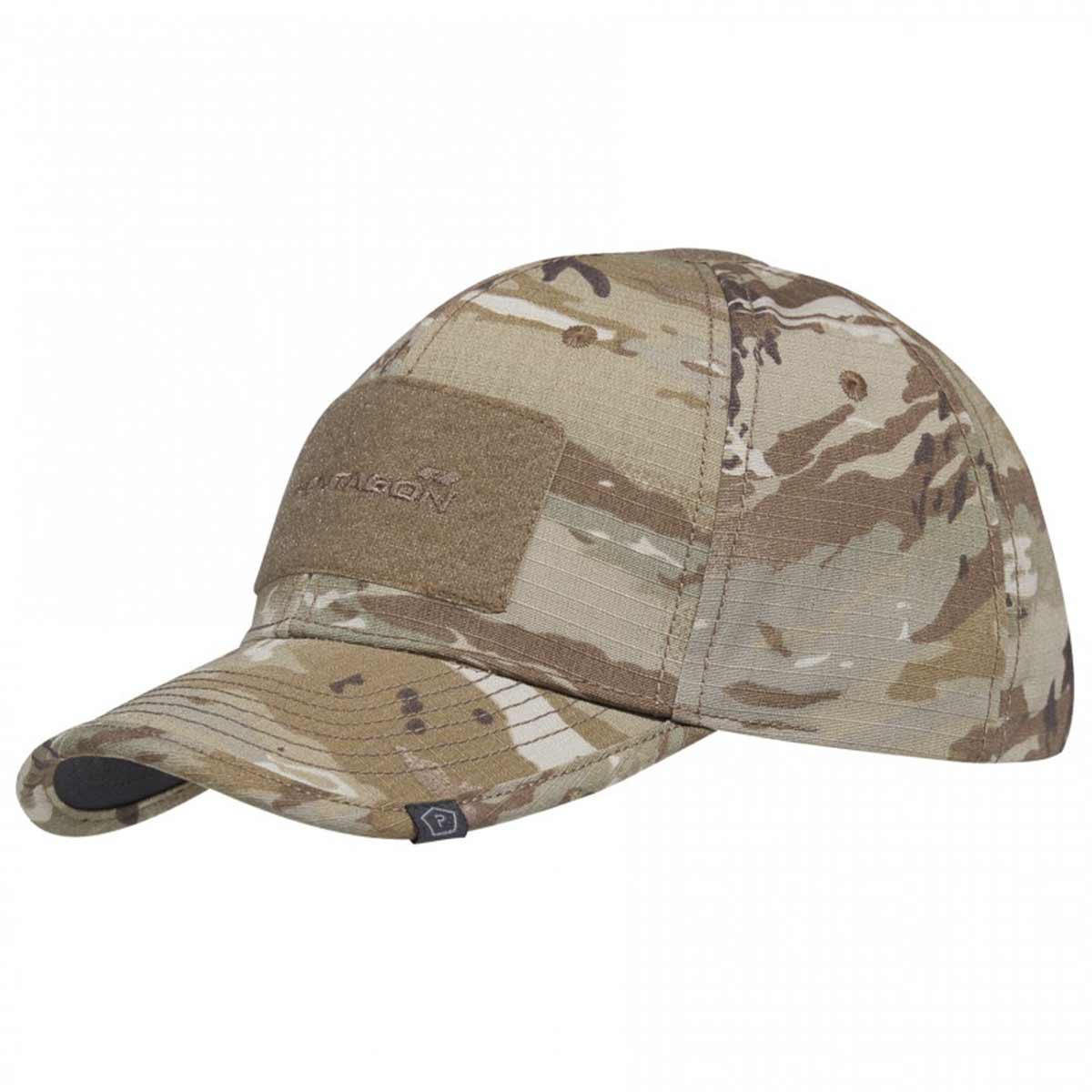 Casquette tactique Pentagon Tactical 2.0 en ripstop 6 panneaux à emplacements auto-agrippants