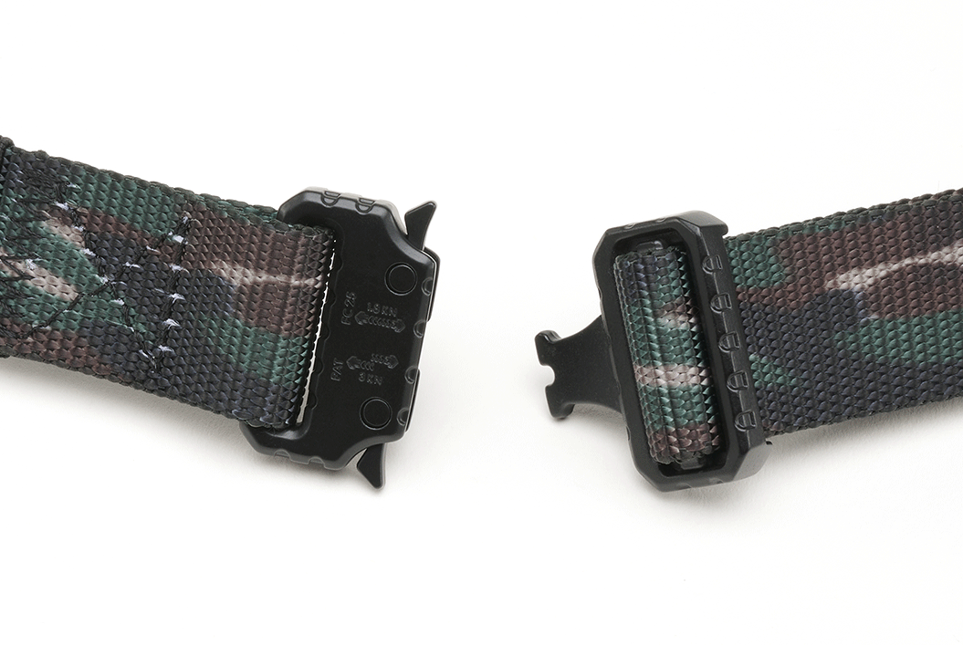 Ceinture Brandit Tactical 130 x 2,5 cm sangle polyester boucle alliage de zinc