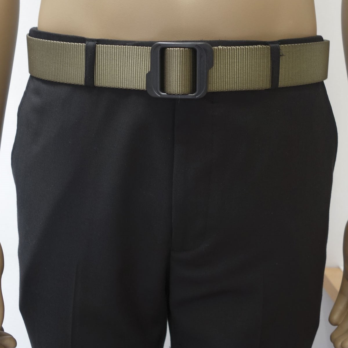 Ceinture sangle Opex 100 % nylon tissé 125 x 3,8 cm recoupable à boucle polymère