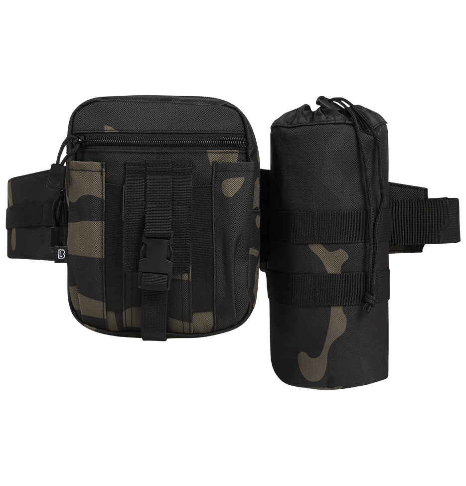 Ceinturon Brandit Allround 4 cm MOLLE avec pochette et porte-gourde amovibles