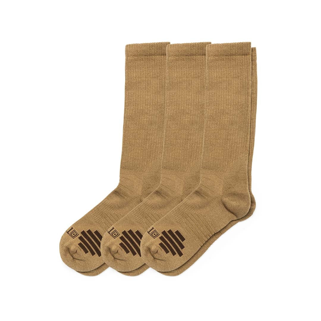 Chaussettes Duty Ready Plus OTC 5.11 Tactical hautes lot de 3 revers NO QUIT
