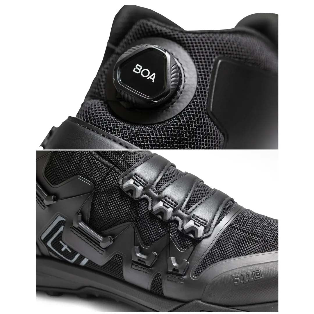 Chaussures de sport A/T BOA Lite 5.11 Tactical laçage à molette et plaque ATLAS amovible