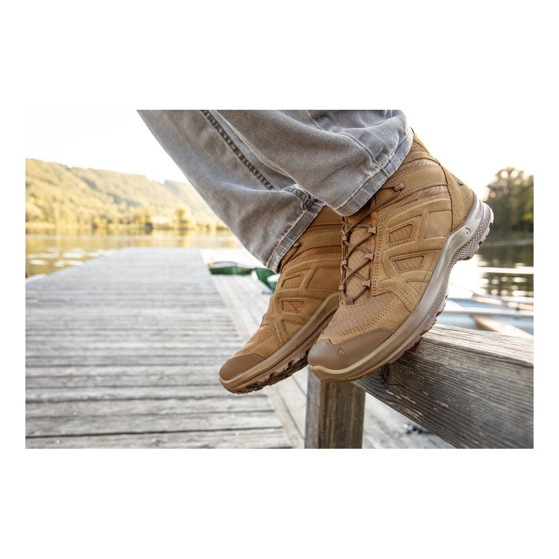 Chaussures mi-hautes Haix Black Eagle Athletic 2.0 V cuir velours Gore-Tex imperméables tige 15 cm