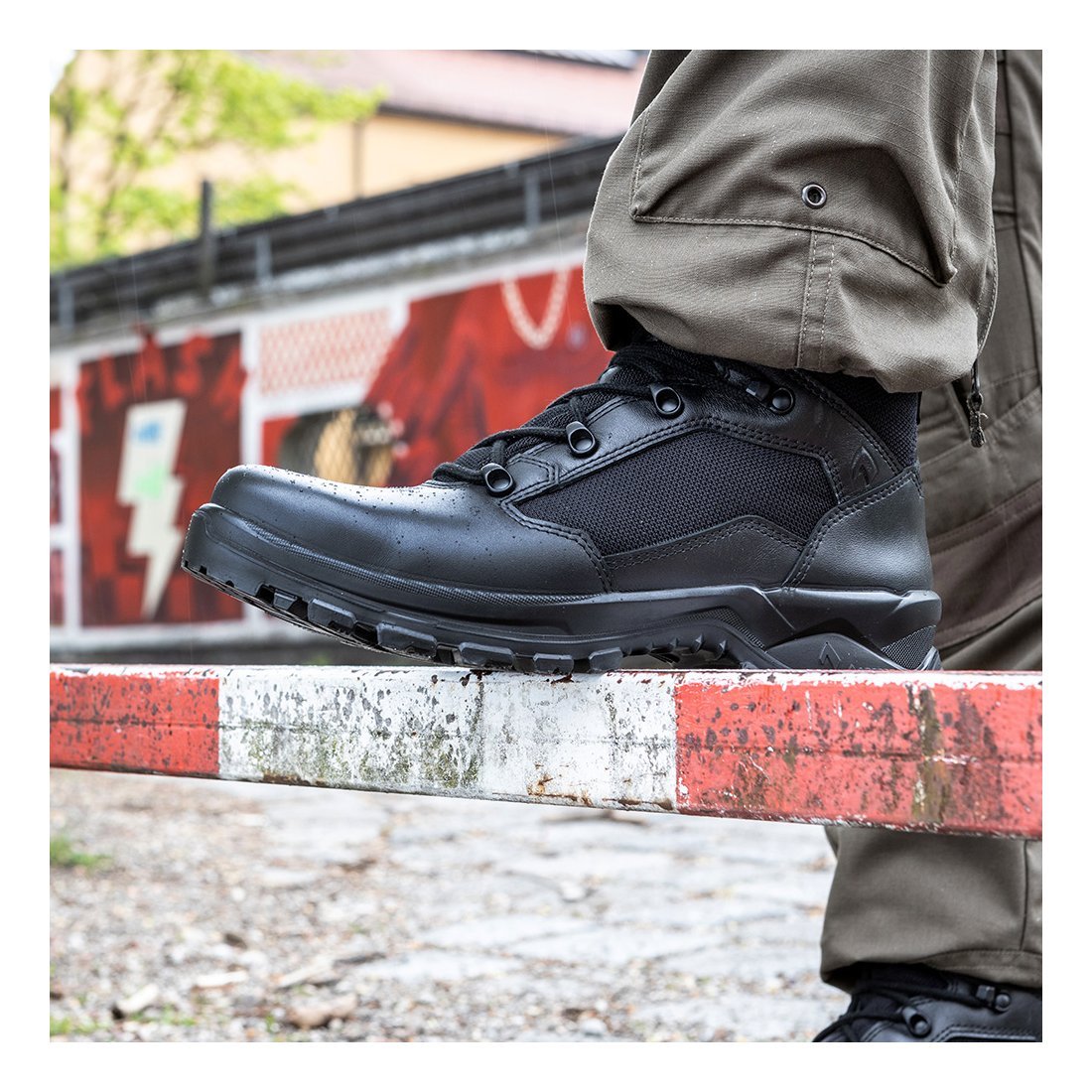 Chaussures montantes Haix Combat Gore-Tex cuir velours antistatiques imperméables tige 20 cm