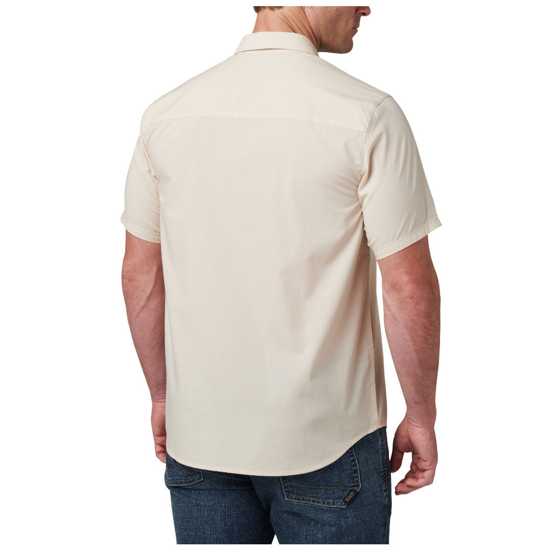 Chemise Wyatt 5.11 Tactical manches courtes popeline patte RapiDraw coupe régulière