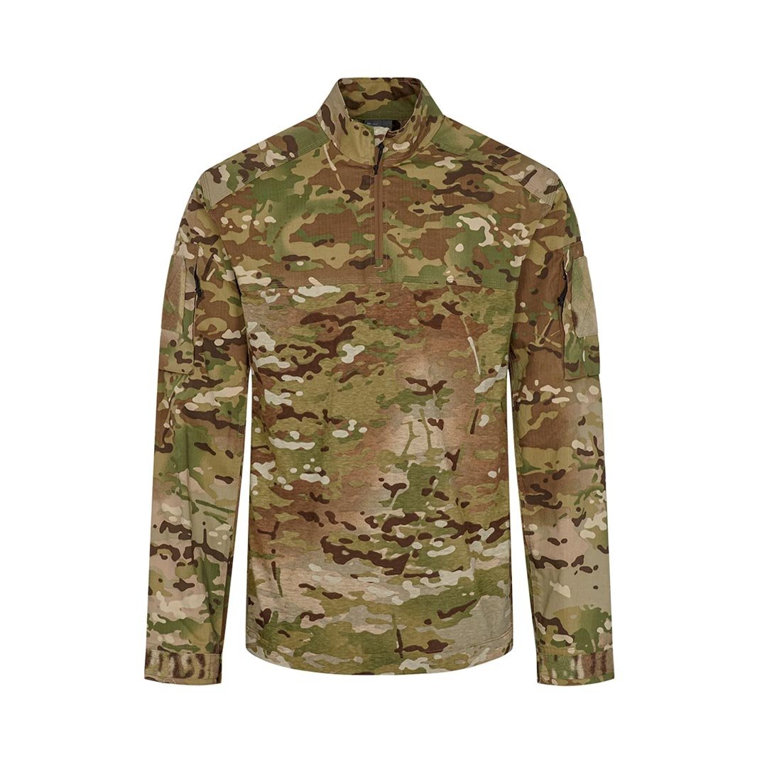 Chemise de combat Hot Weather 5.11 Tactical extensible col à glissière protège-menton