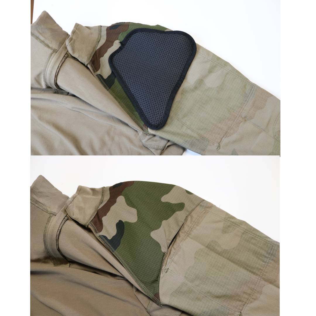 Chemise de combat UBAS Strong Vigilant torse coton extensible manches miniripstop polycoton
