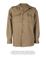 Chemise de service de l'armée grecque à manches longues, surplus d'occasion, lot de 10