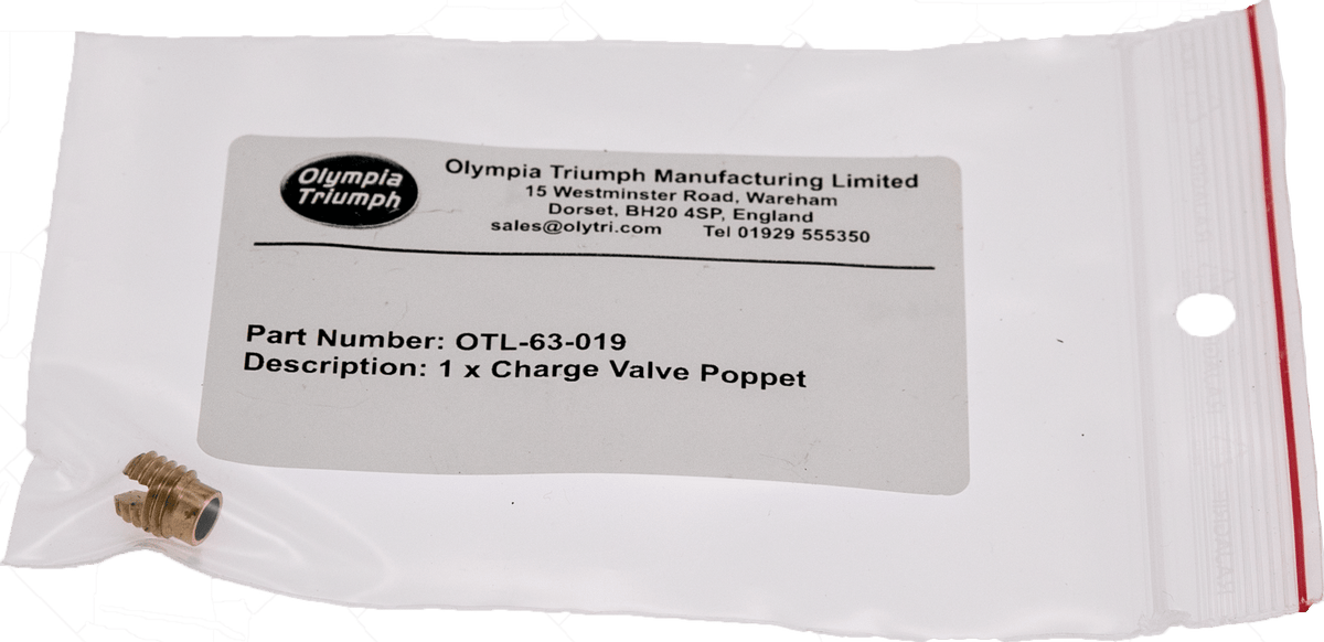Clapet de valve de charge Olympia Triumph 8 g pour lanceur pneumatique de grappin OTL63