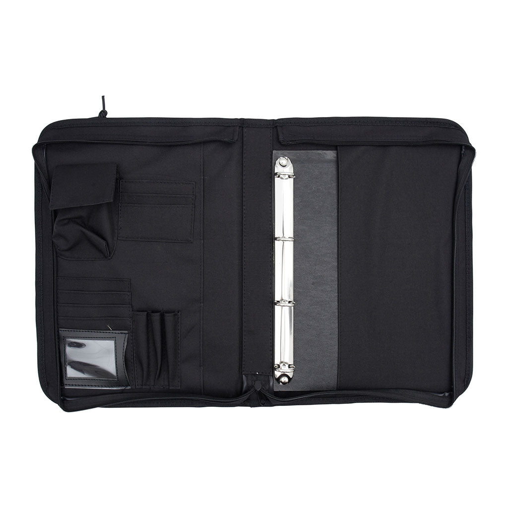 Classeur porte-documents A4 Ares à anneaux avec élastique et poche filet externe