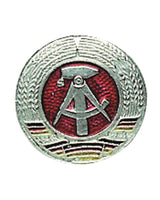 Cocarde de coiffure en métal de l'armée est-allemande, stock de dépôt, lot de 50