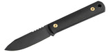Couteau à lame fixe Boker BFF Packlite Allblack Stargaze acier CPM MagnaCut lame 65 mm
