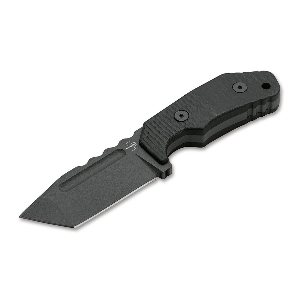 Couteau à lame fixe Boker Plus Little Dvalin Black Tanto