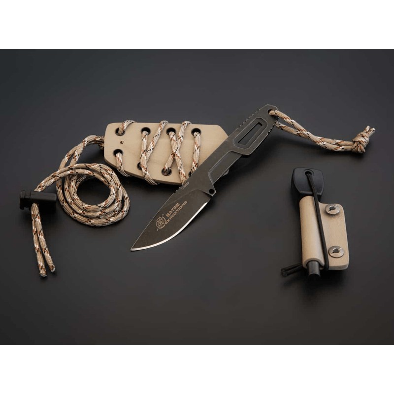Couteau à lame fixe Extrema Ratio Satre Expeditions acier N690 lame 70 mm allume-feu inclus