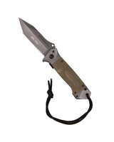 Couteau de poche Mil-Tec DA35 lame 9,5 cm en acier avec manche en Micarta