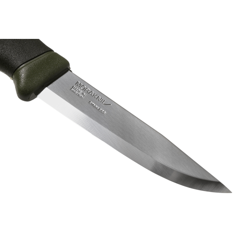 Couteau de survie Morakniv Companion MG acier inoxydable suédois lame 102 mm manche ergonomique
