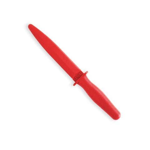 Couteau d'entraînement ASP Red Gun inerte à lame souple 16,7 cm pour instruction