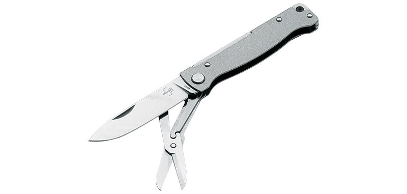 Couteau pliant Boker Plus Atlas Multi SW gen. 2 acier 12C27 (Inox) lame 67 mm