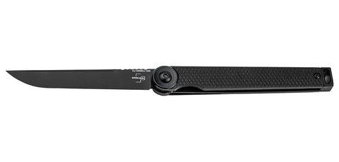 Couteau pliant Boker Plus Kaizen All Black S35VN acier CPM S35VN lame 75 mm