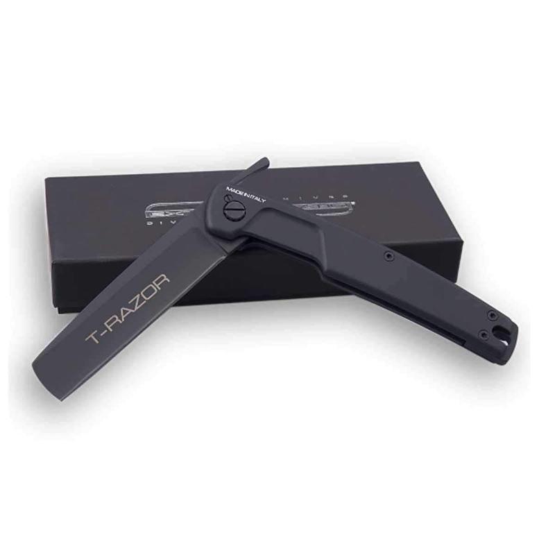 Couteau pliant Extrema Ratio T-Razor acier N690 lame 95 mm manche aluminium