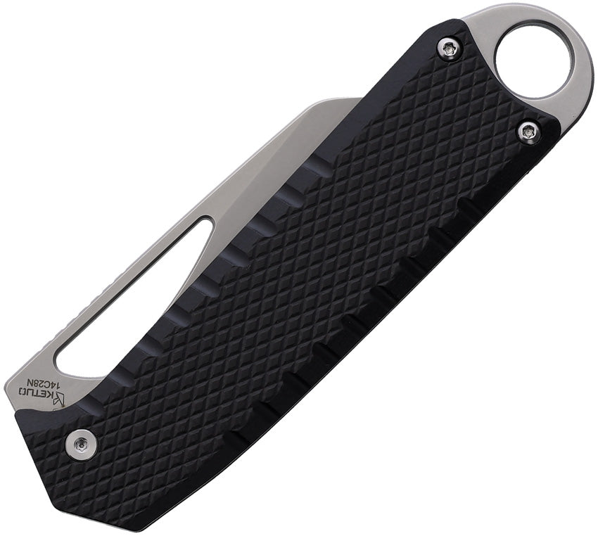 Couteau pliant Ketuo Ventr acier 14C28N lame tanto 73 mm manche G10
