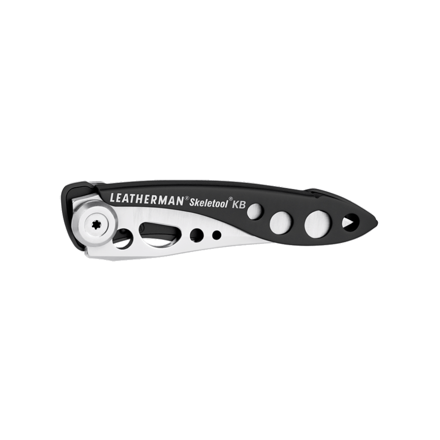 Couteau pliant Leatherman Skeletool KB lame 420HC de 6,6 cm, clip amovible