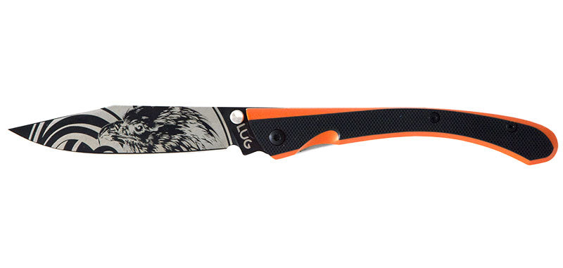 Couteau pliant Lug C63 Aigle acier 7Cr17MoV lame 80 mm lame clip point