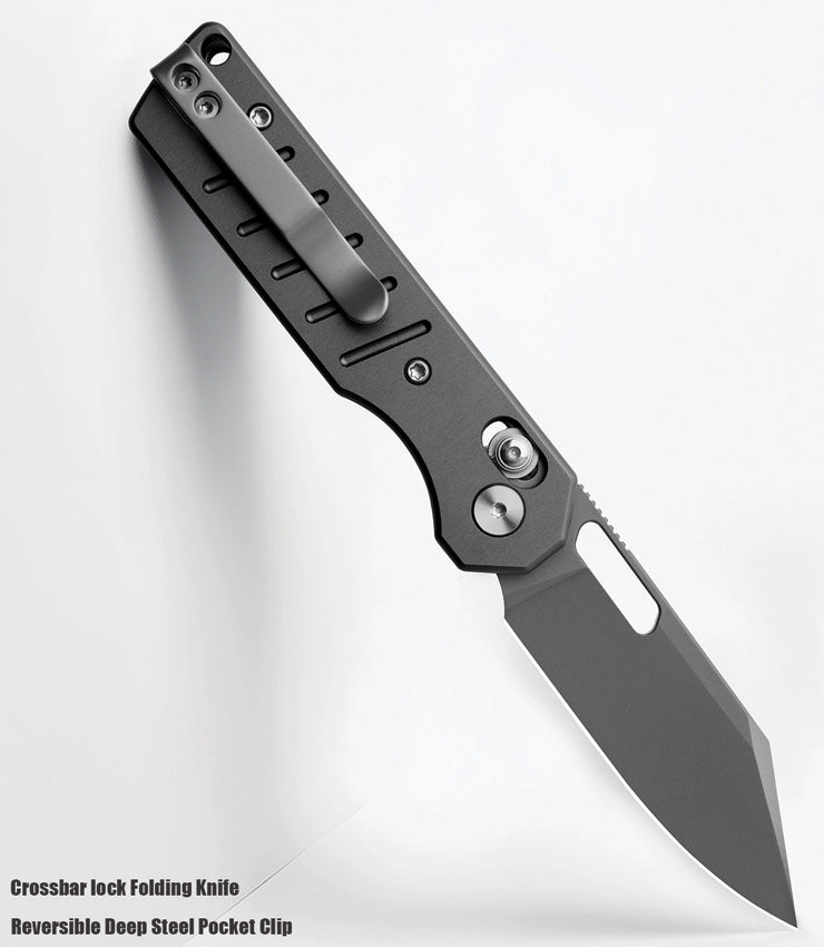 Couteau pliant Miguron Knives Gatov acier D2 lame clip point 73 mm