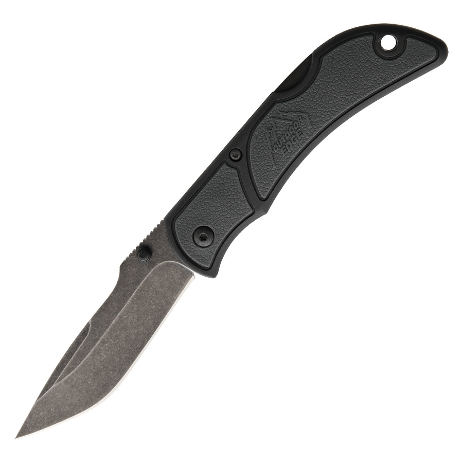 Couteau pliant Outdoor Edge Small Chasm Lockback Medium Gray