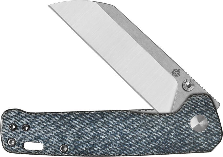 Couteau pliant QSP Knife Penguin V2 acier D2 lame sheepsfoot 76 mm