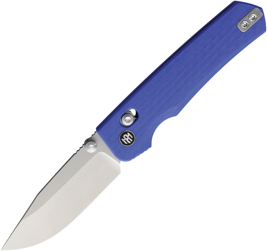 Couteau pliant REMETTE Aurora acier 14C28N lame drop point 76 mm manche G10