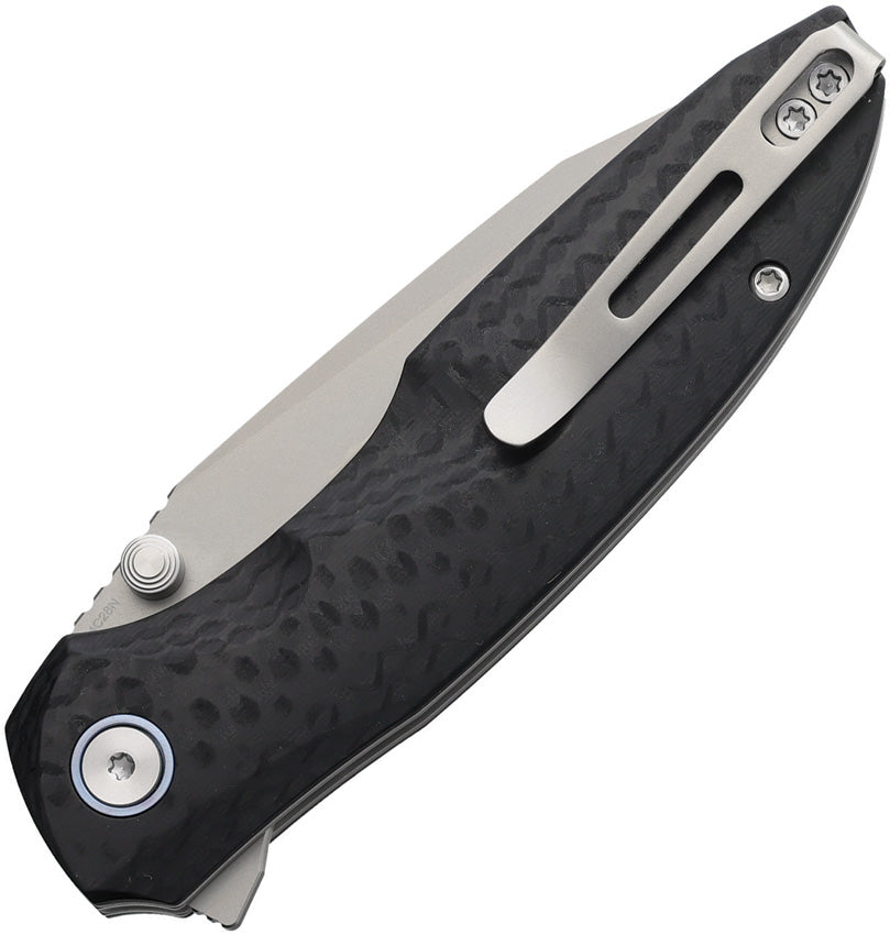 Couteau pliant REMETTE Cool Whale acier 14C28N lame drop point 89 mm