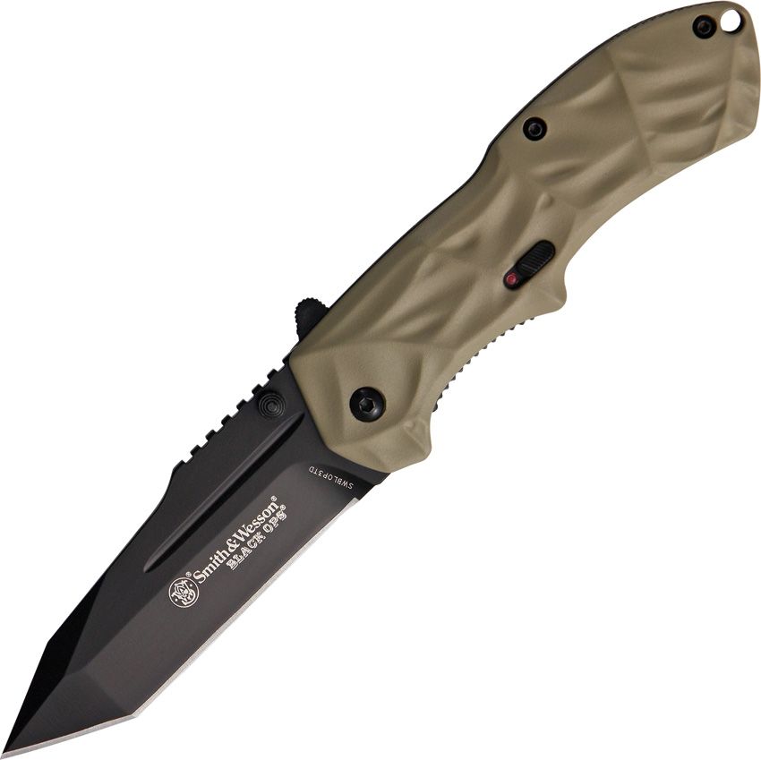 Couteau pliant Smith & Wesson Black Ops Linerlock A/O D