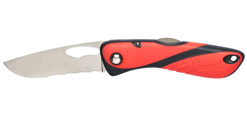 Couteau pliant Wichard Offshore Lame Mixte acier 12C27 Mod lame 80 mm