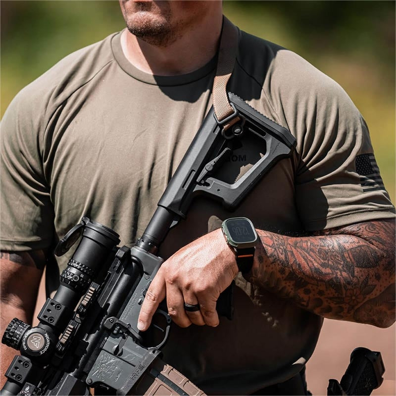 Crosse DT-PR Carbine Magpul à double tension talon profilé et attache QD